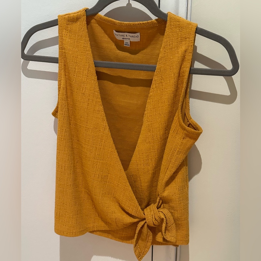 Mustard Yellow Women's Top